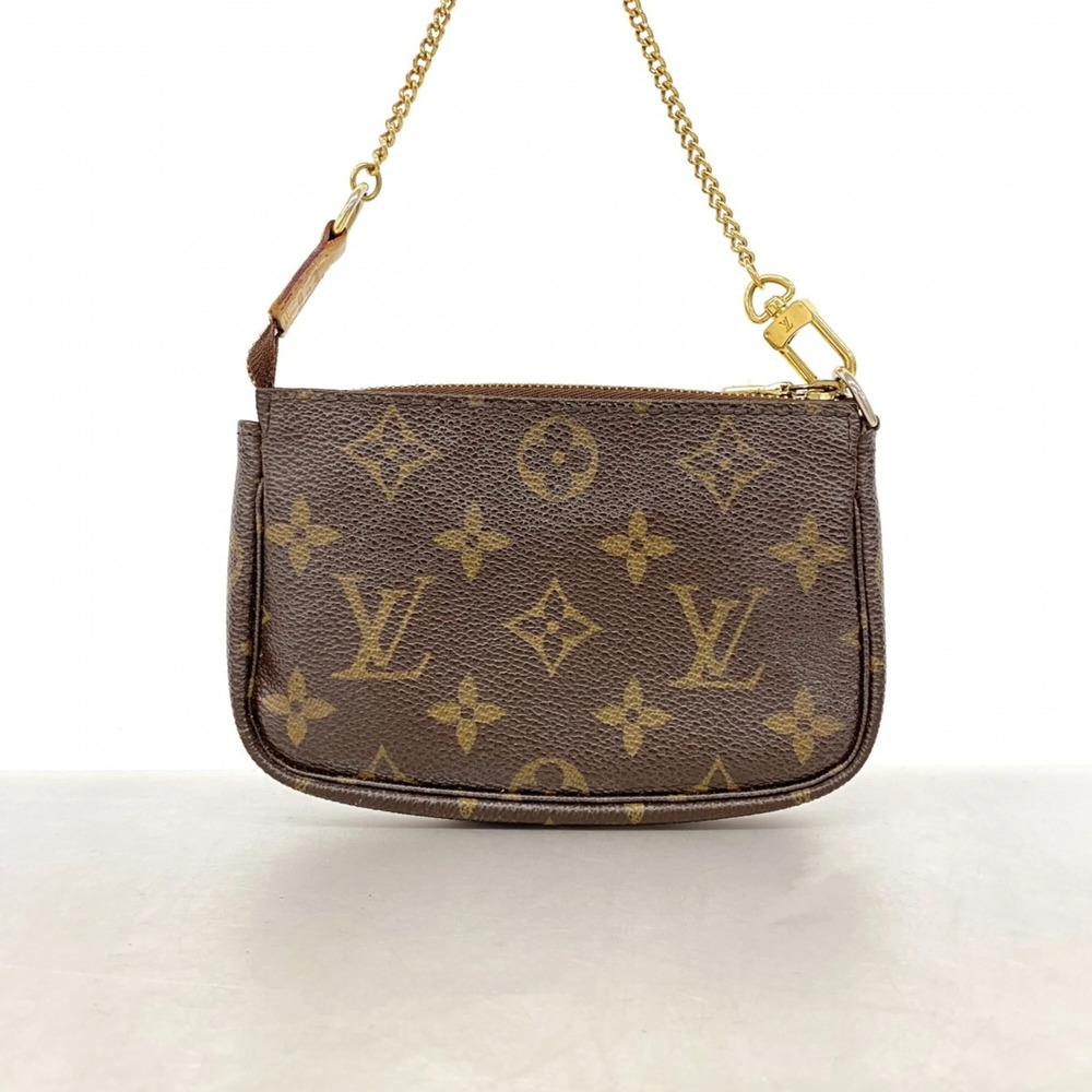 LOUIS VUITTON Authentic Brown Monogram Pochette Pouch - Picture 9 of 9